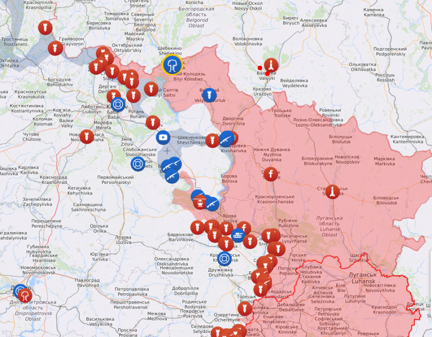Screenshot 2022-09-10 at 12-57-20 Ukrainian army near Izyum in Kharkiv region Izium Kharkiv Oblast - Ukraine Interactive map - Ukraine Latest news on live map - liveuamap.com.png